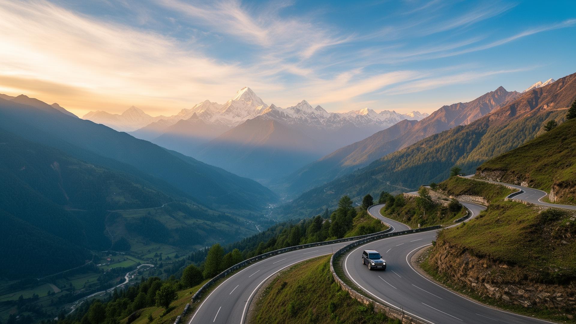 Uttarakhand Himalayan road